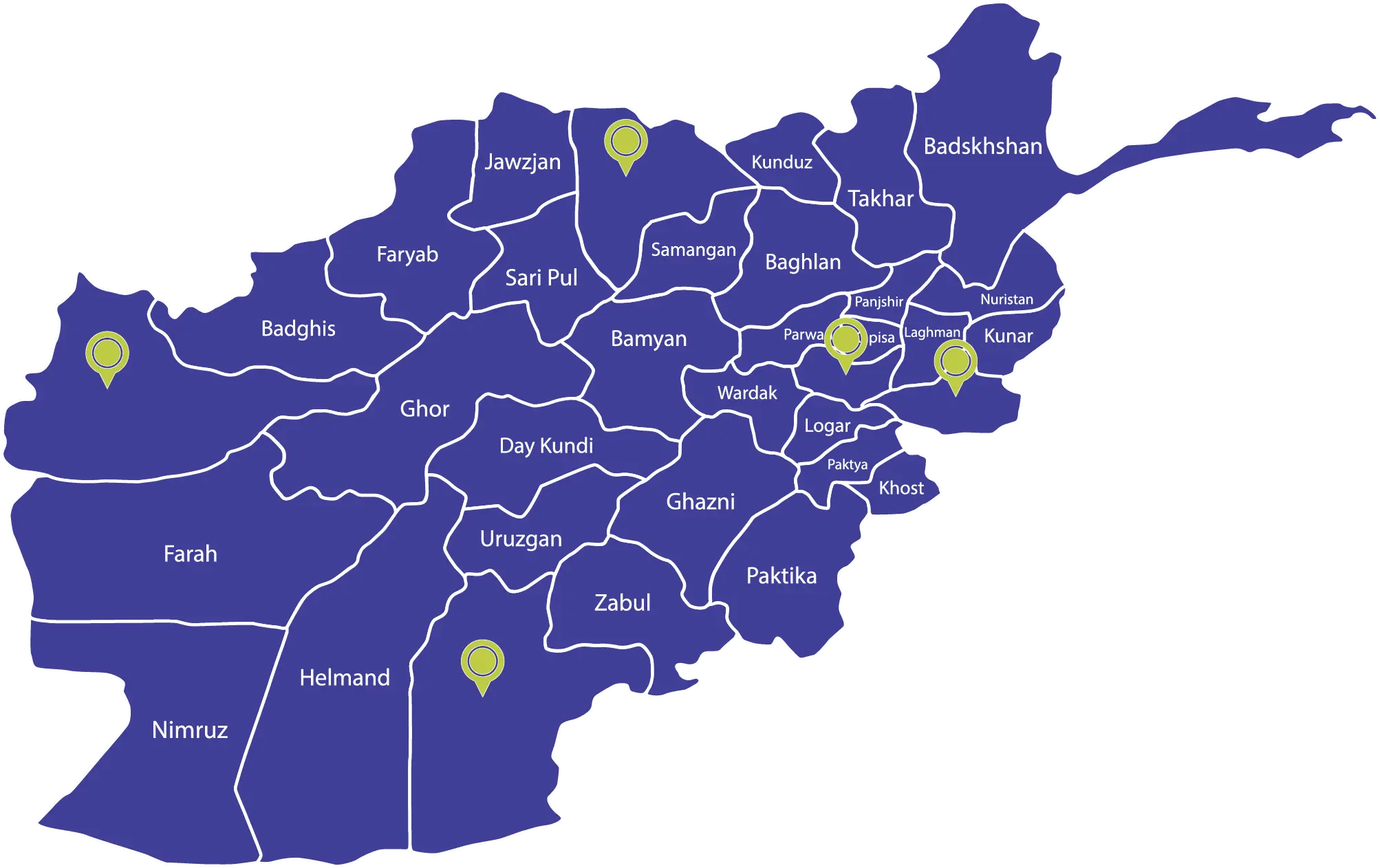 Afghanistan Map